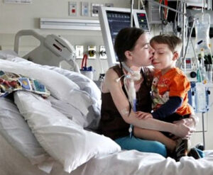 woman waiting for lung transplant