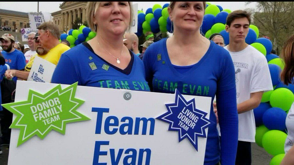 Two people from Lancaster County joined hundreds of people to walk for a good cause Sunday.