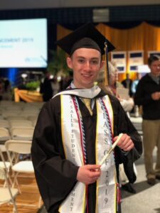 Two La Salle University students had the opportunity to accept their diplomas after receiving organ transplants.