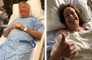 Cheryl and Frank Cohen are one of the first known married couples to go through the process of donating a kidney together.