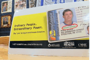 A portrait of a Steelton organ donor will be featured on a float in the Rose Parade.