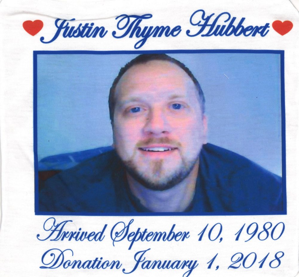 Hubbert, Justin Thyme Gift of Life Donor Program