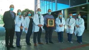 2020 Gift of Life Award Recipients from Crozer-Chester Medical Center Hospital pictured with a Gift of Life Donor Program Representative.