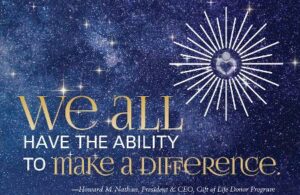 gift of life holiday card graphic