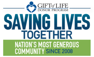 gift of life donor program end of year graphic