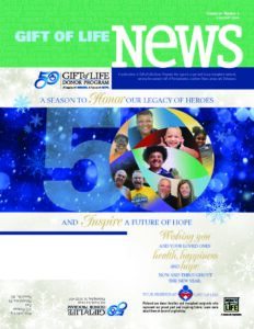 The cover of a newsletter is shown.