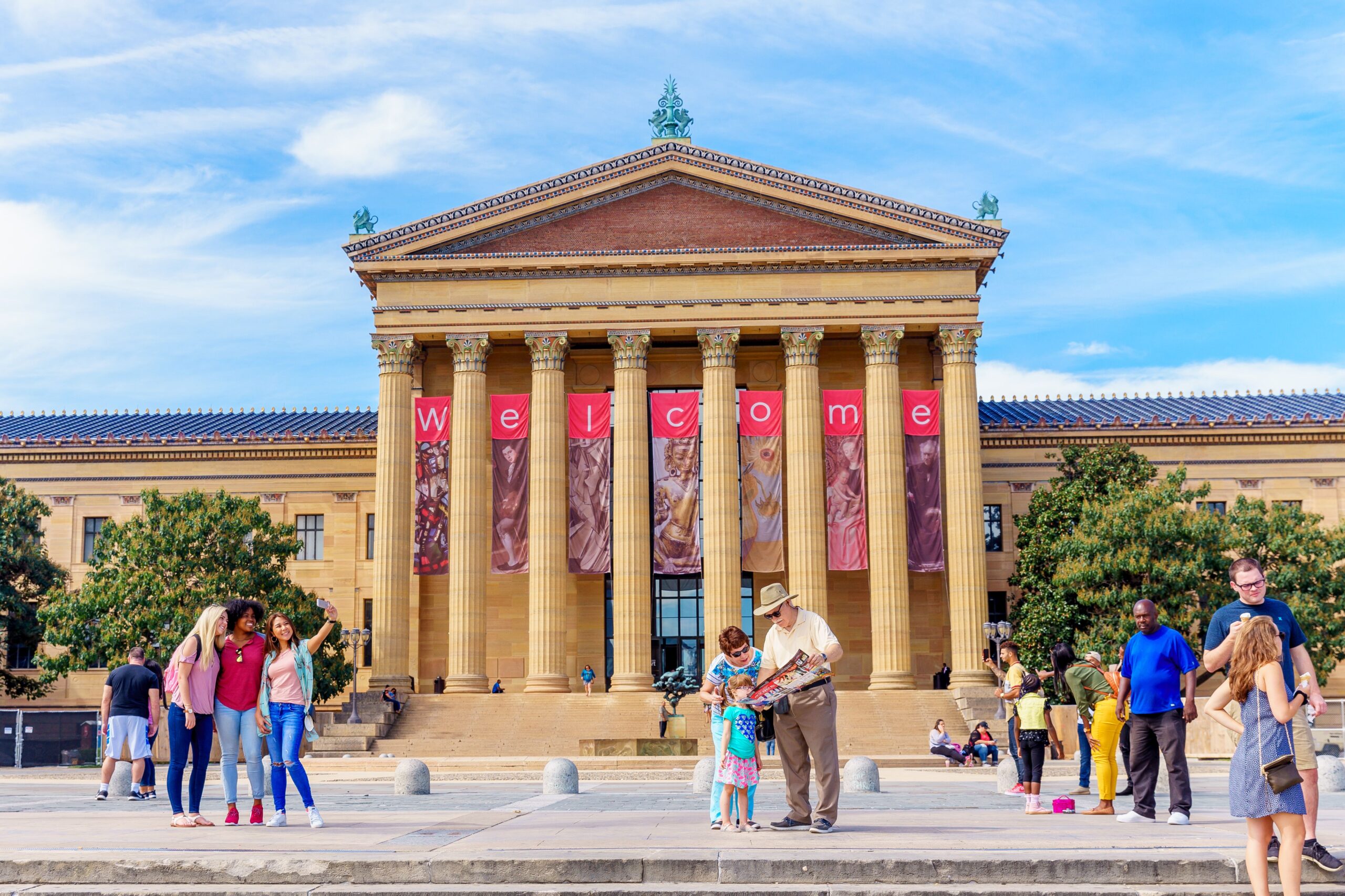 The Philadelphia Museum of Art was forever immortalized in the classic Rocky film franchise. While the “Rocky Steps” draw a slew of visitors who want to reenact Stallone’s on-screen training regimen, the museum is even more impressive inside. The astounding art collection here comprises more than 200 galleries housing more than 227,000 works in media, including photography, sculpture, paintings, textiles and more.