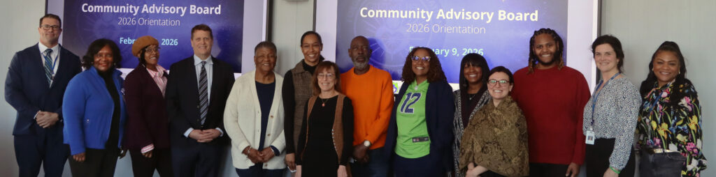 The Gift of Life Community Advisory Board smiles for a picture.