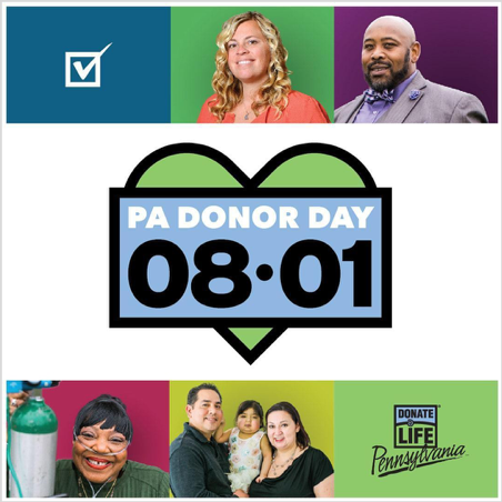 Donate Life Pennsylvania is urging everyone to sign up as an organ donor.